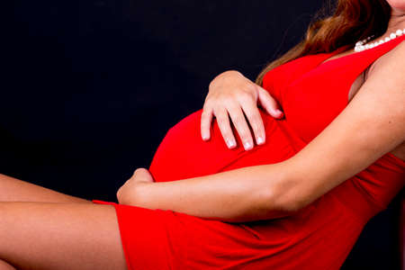 Mother's protection.の写真素材