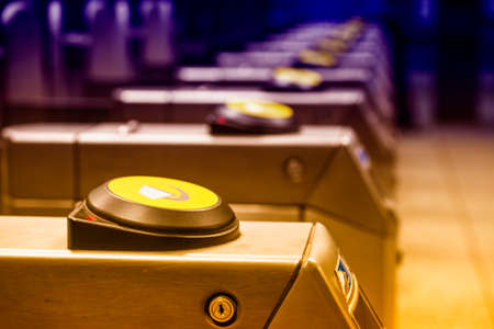 The entrance on underground.の写真素材