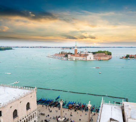 Aereal view of Venice.のeditorial素材