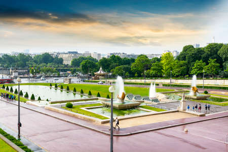 Trocadero, Paris.のeditorial素材