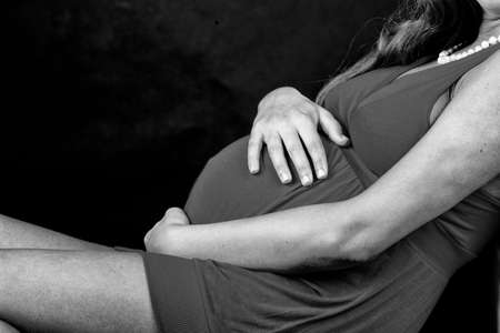 Mother's protection.の写真素材