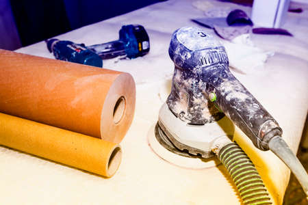 Sander and other tools.の写真素材