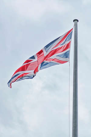 Beautiful view of the Union Jack.の写真素材