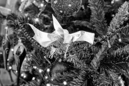 Christmas background with Christmas decoration.の写真素材