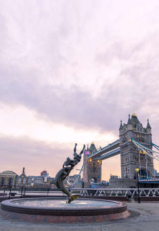 Beautiful view of Tower bridge.の写真素材