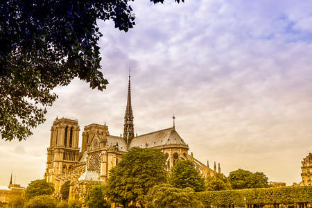 The Cathedral in Paris.の写真素材