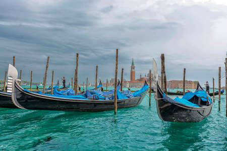The Gondolas with beautiful sky.の写真素材