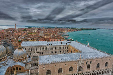 The Ducal Palace from above.のeditorial素材