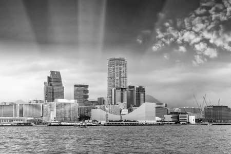 Hong Kong view from the sea.の写真素材