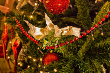 Christmas background with Christmas decoration.の写真素材