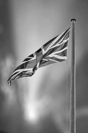 Beautiful view of the Union Jack flagの写真素材