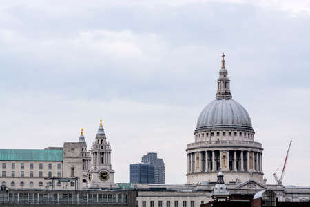 The dome of St Paul's Cathedral.の写真素材