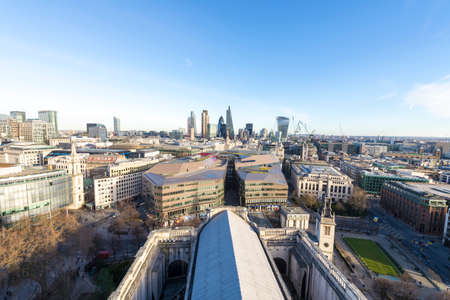 Panoramic view of new london skyline.のeditorial素材