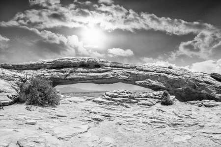 Beautiful arch in National Park.の写真素材