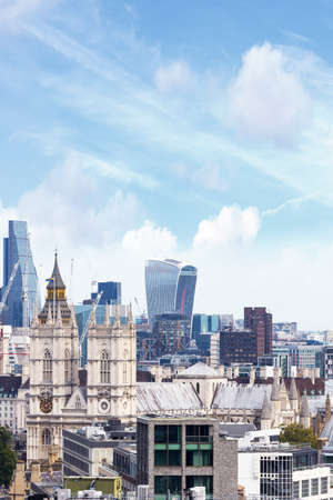 Beautiful view of skyline, Londonの写真素材