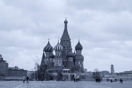 St. Basil Cathedral in Moscow.の写真素材