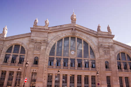 Gare du Nord, Paris.の写真素材