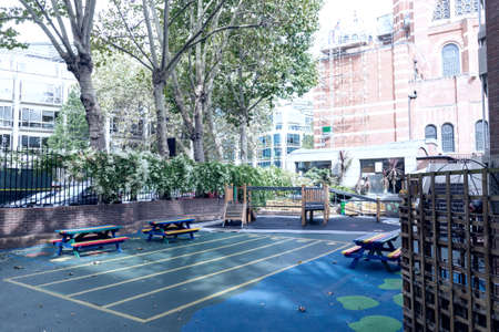 Playground in London.の写真素材