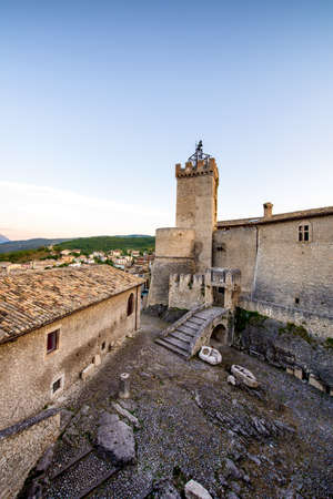 Old Castle in Tuscanyのeditorial素材