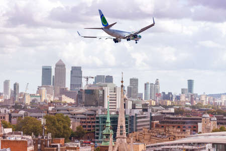 Panoramic view of London skyline.のeditorial素材