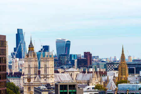 London skyline, old and new.の写真素材