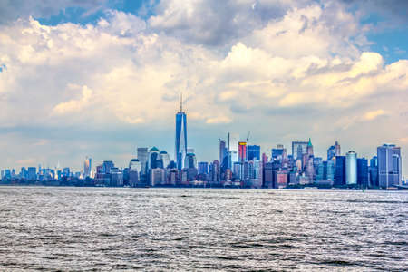 Manhattan new skyline.の写真素材