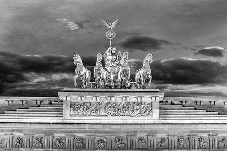 Brandeburg gate in Berlin.の写真素材