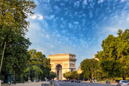 Arch of Triumph, Paris.の写真素材