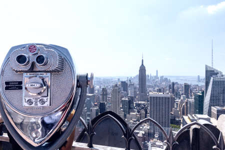 Point view of Manhattan, NYC.