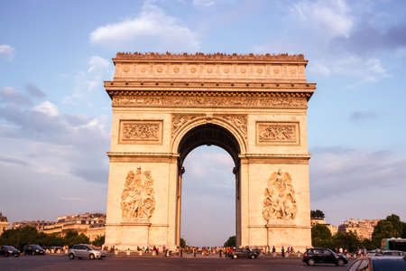 Arc de Triomphe, Paris.の写真素材