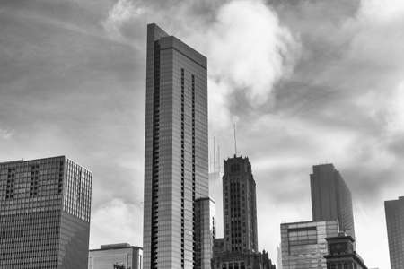 Skyline of Chicago.の写真素材