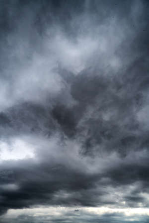 Beautiful view, clouds after storm.