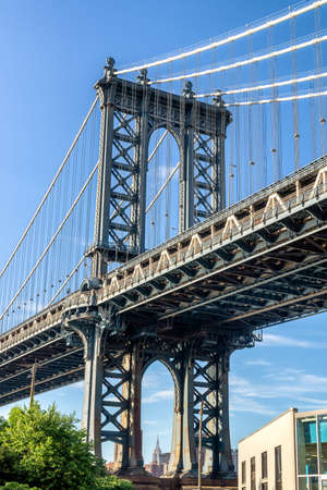 The second most famous bridge in New York, Manhattan Bridge.