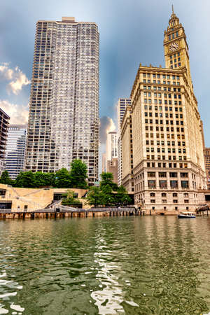Chicago the city where the skyscrapers were born.の写真素材