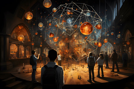 Exploring the world of science and technology.の素材