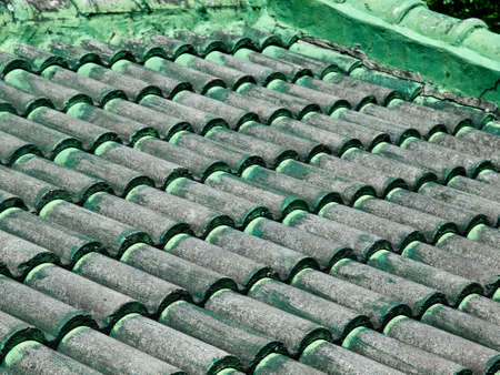 Old Roof Tiles background.の写真素材