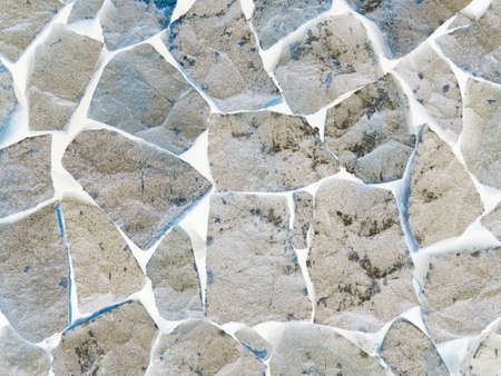 Rock Wall Reversed - A rock wall at Camaya Coast, digitally manipulated to make it a negative.