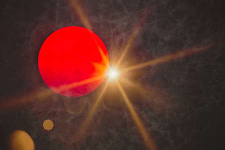 This is a close look at the midday sun over the Carson Valley in Nevada, dueing the summer's...