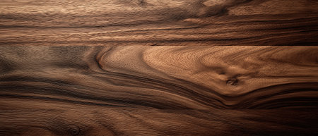 A Rich walnut wood texture with elegant natural grainの素材