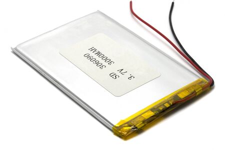 306090 lithium battery with wiresの写真素材