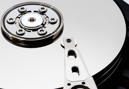 Disassembled hdd closeupの写真素材