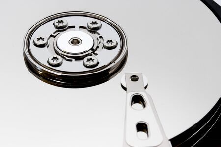 Disassembled hdd closeupの写真素材