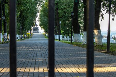 Closed park of Vladimir city
