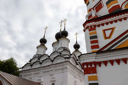 Suzdal, Vladimirskaya oblast / Russia - 08.01.2020: state of the restored russian orthodox church in Suzdal cityのeditorial素材