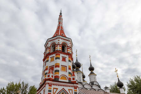 Suzdal, Vladimirskaya oblast / Russia - 08.01.2020: state of the restored russian orthodox church in Suzdal cityのeditorial素材