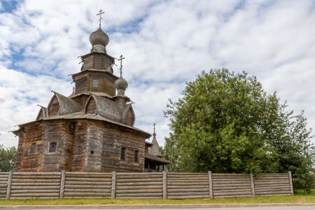 Suzdal, Vladimirskaya oblast / Russia - 08.01.2020: state of restoration of the russian orthodox church in Suzdal cityのeditorial素材