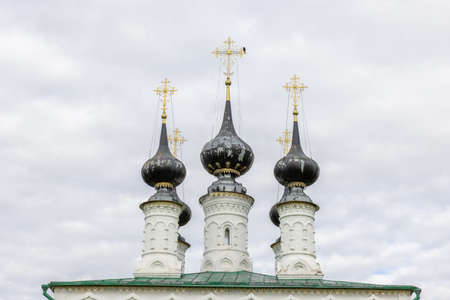 Suzdal, Vladimirskaya oblast / Russia - 08.01.2020: state of restoration of the russian orthodox church in Suzdal cityのeditorial素材