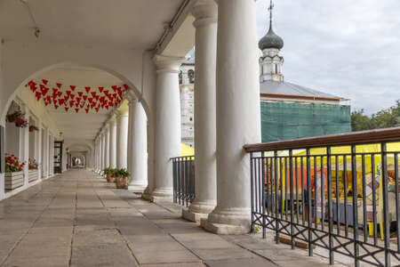 Suzdal, Vladimirskaya oblast / Russia - 08.01.2020: state of restoration of the russian orthodox church in Suzdal cityのeditorial素材