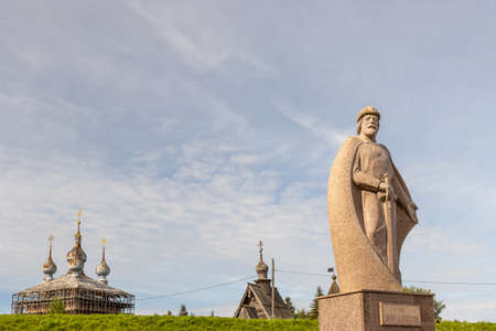 Yuriev-Polsky, Vladimirskaya oblast / Russia - 08.08.2020: current state of restoration of the Yuriev kremlinのeditorial素材
