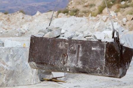 marble quarry, white marble, background marble, texture of stonesの写真素材